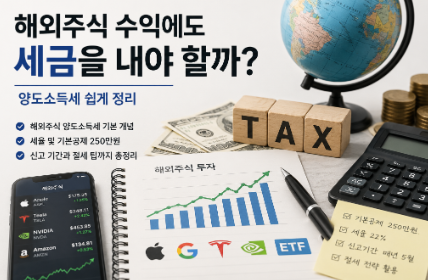 해외주식 양도소득세 계산 예시